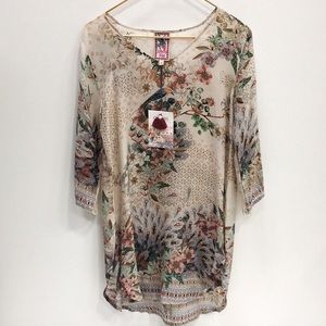 NWT Johnny Was Fischer Blouse XS
